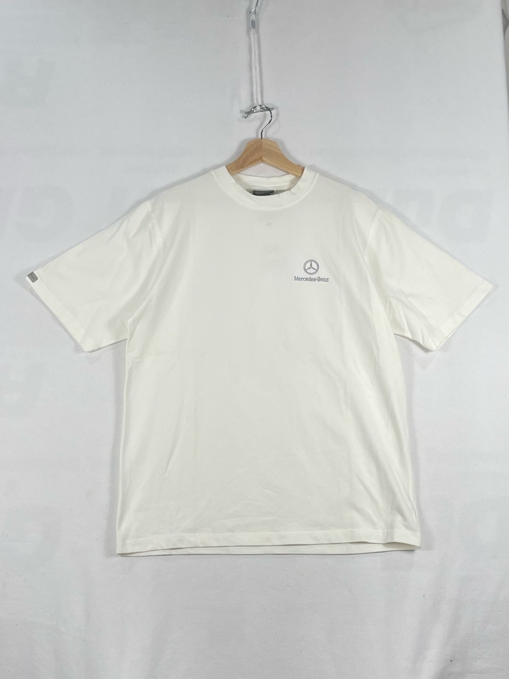 Mercedes Benz The Collection White Spandex Cotton Made In Canada T shirt Sz L